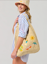 Charger l'image dans la galerie, Coastal Vacay Raffia Tote Handbag
