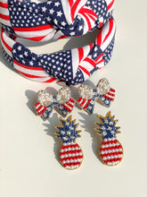 Load image into Gallery viewer, Pineapple Americana Earrings

