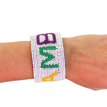 Load image into Gallery viewer, Mardi Gras Mambo Cuff - low stock!
