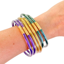 Load image into Gallery viewer, Mardi Gras Jelly Bangles
