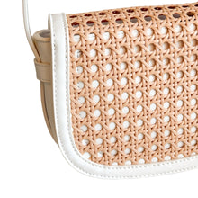 Cargar imagen en el visor de la galería, Amelia Cane Crossbody Handbag | Ivory
