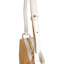Cargar imagen en el visor de la galería, St. Lucia Cane Crossbody Handbag | Ivory
