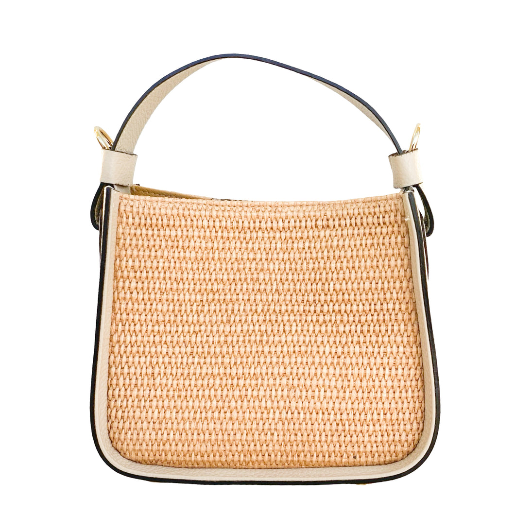 Marseille Raffia Handbag | Ivory