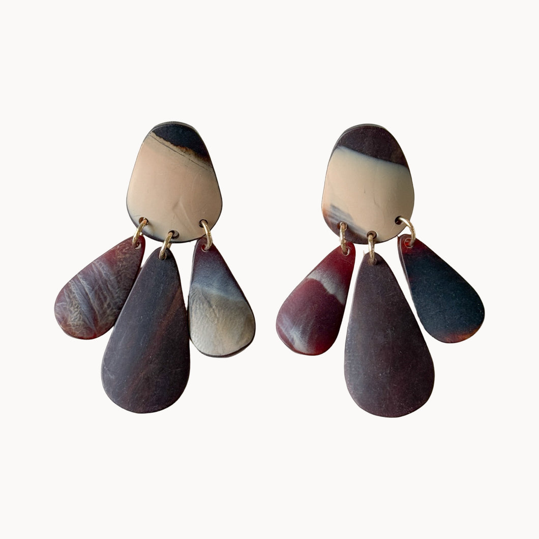 Julia Marbled Resin Earrings *Gaby's Pick!