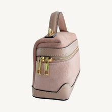 Load image into Gallery viewer, Perugia Suede and Leather Handbag | Pink Blush
