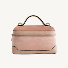 Load image into Gallery viewer, Perugia Suede and Leather Handbag | Pink Blush
