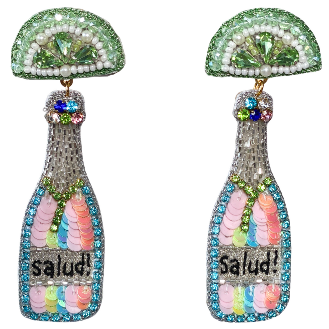 Salud! Tequila Bottle Earrings