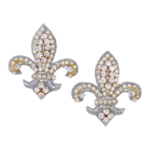 Silver Stone Fleur di Lis