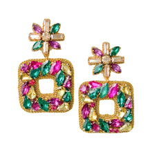 Load image into Gallery viewer, Victoria Earrings | Mardi Gras Edition
