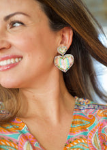 Load image into Gallery viewer, Pastel Sequins Heart Earrings
