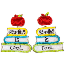 Load image into Gallery viewer, Reading is Cool Books Earrings
