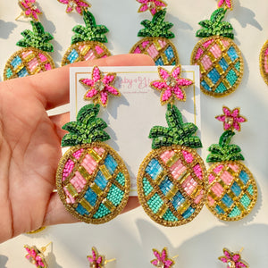 Pineapple Evia Earrings | Last in Stock!
