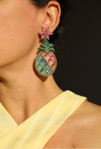 Pineapple Evia Earrings | Last in Stock!