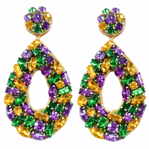 Boucles d'oreilles Juliette Drop | Édition Mardi Gras