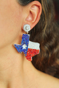 Boucles d’oreilles de l’État du Texas